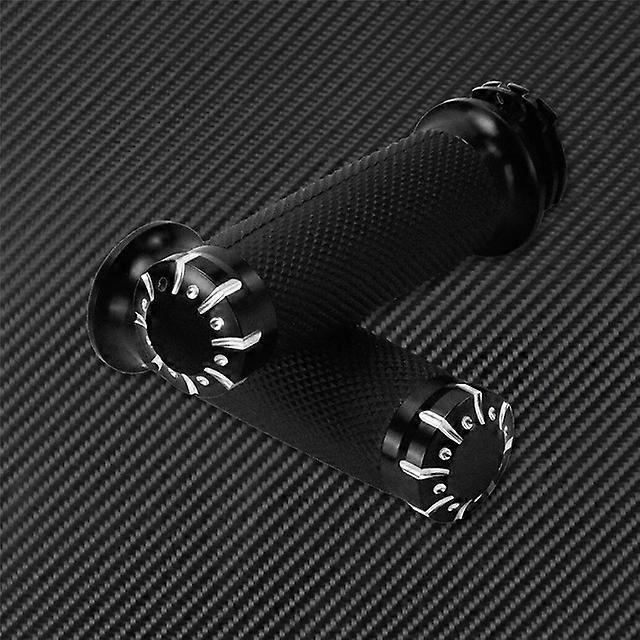 Motorcycle Black 1 Handlebar Hand Grips For Harley Touring Dyna Softail Fatboy Motorcycle Black 1 Handlebar Hand Grips For Harley Touring Dyna Softail Fatboy