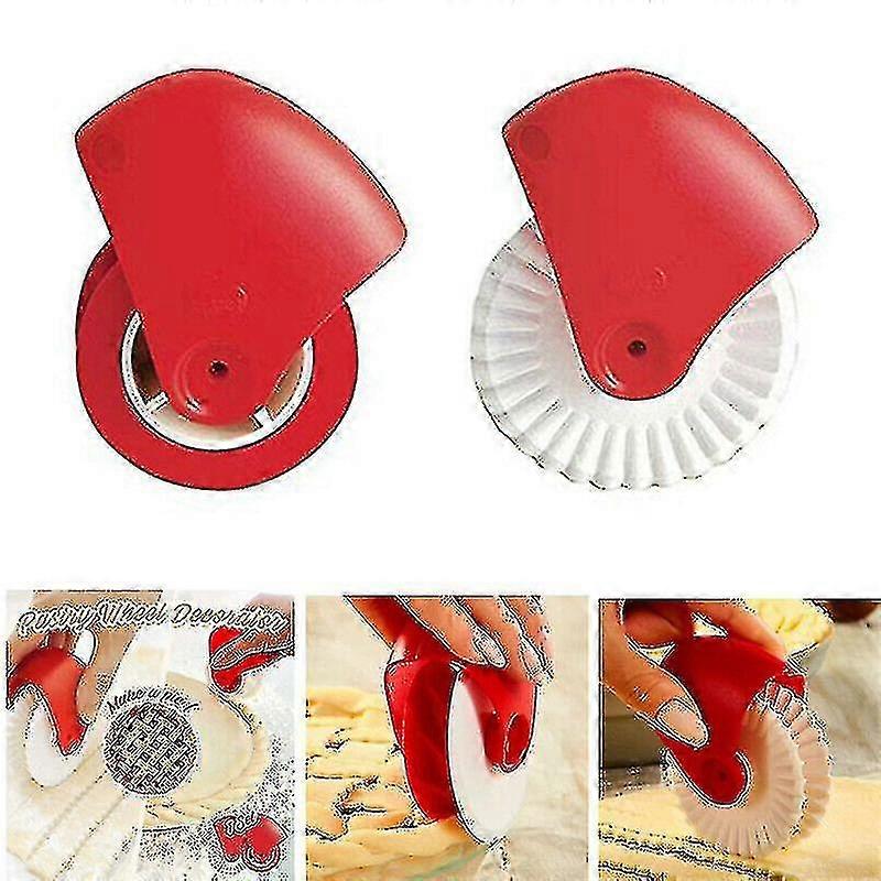 Large Size Pizza Roller Cutter Pie Cookie Cutter Pastry Baking Tools Knife Bakeware Embossing Dough