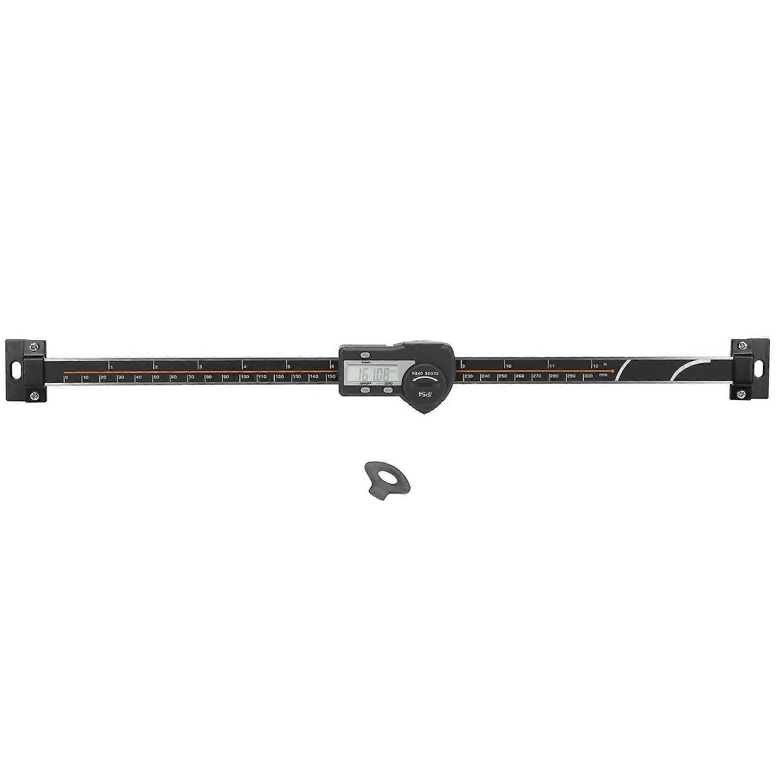 Digital Display Ruler Horizontal Remote Readout Gauge Lathe Assembly Measuring Tool 0?300mm