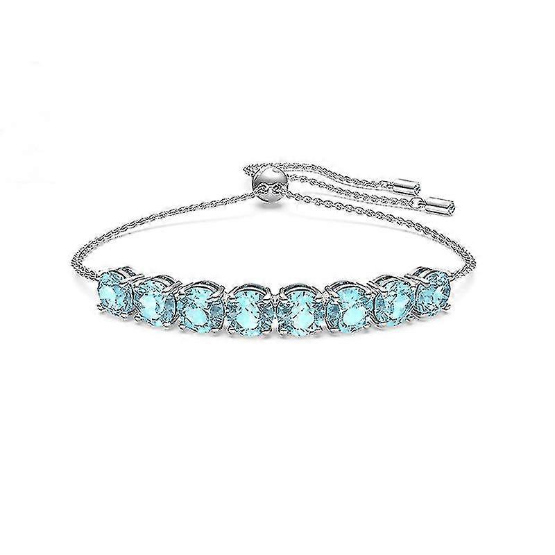 Pulsera Dww En Cristal D'aigue-marine Color