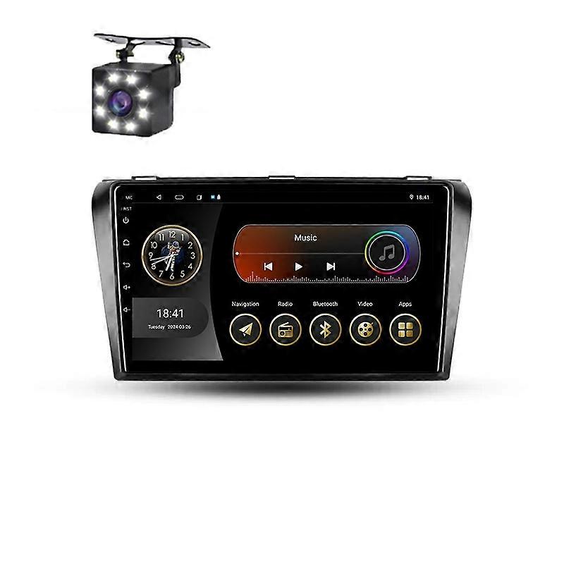 Car Radio Android 14 For Mazda 3 I For Mazda3 BK 2003 - 2009 Multimedia Player Stereo