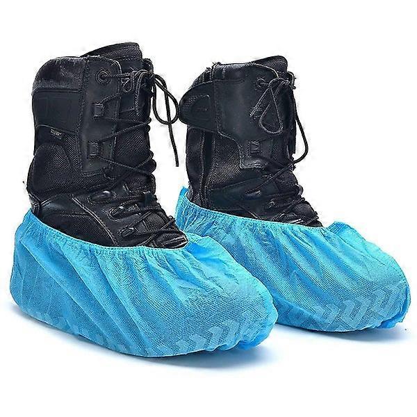 100 Pack (50 Pairs) Premium Extra Thick Disposable Shoe & Boot Covers