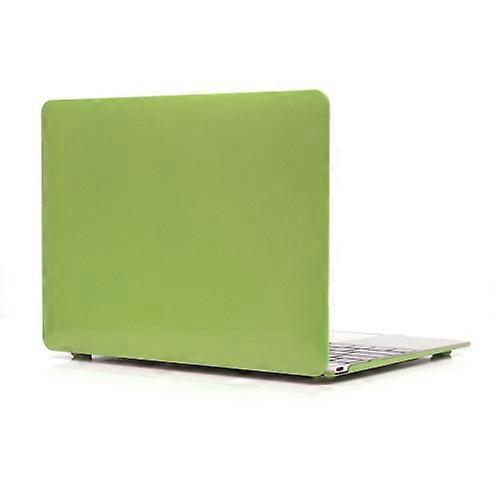 Metal Texture Series Hard Shell Plastic Protective Case for Macbook 12inch(Green)