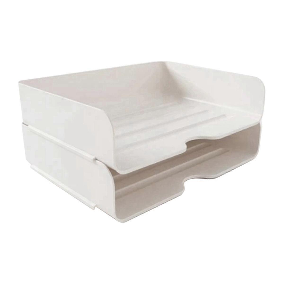 A4 File Storage Box Desk Storage Multi-Layer Shelf Student Dormitory Bookshelf Desk Rack Office Sup