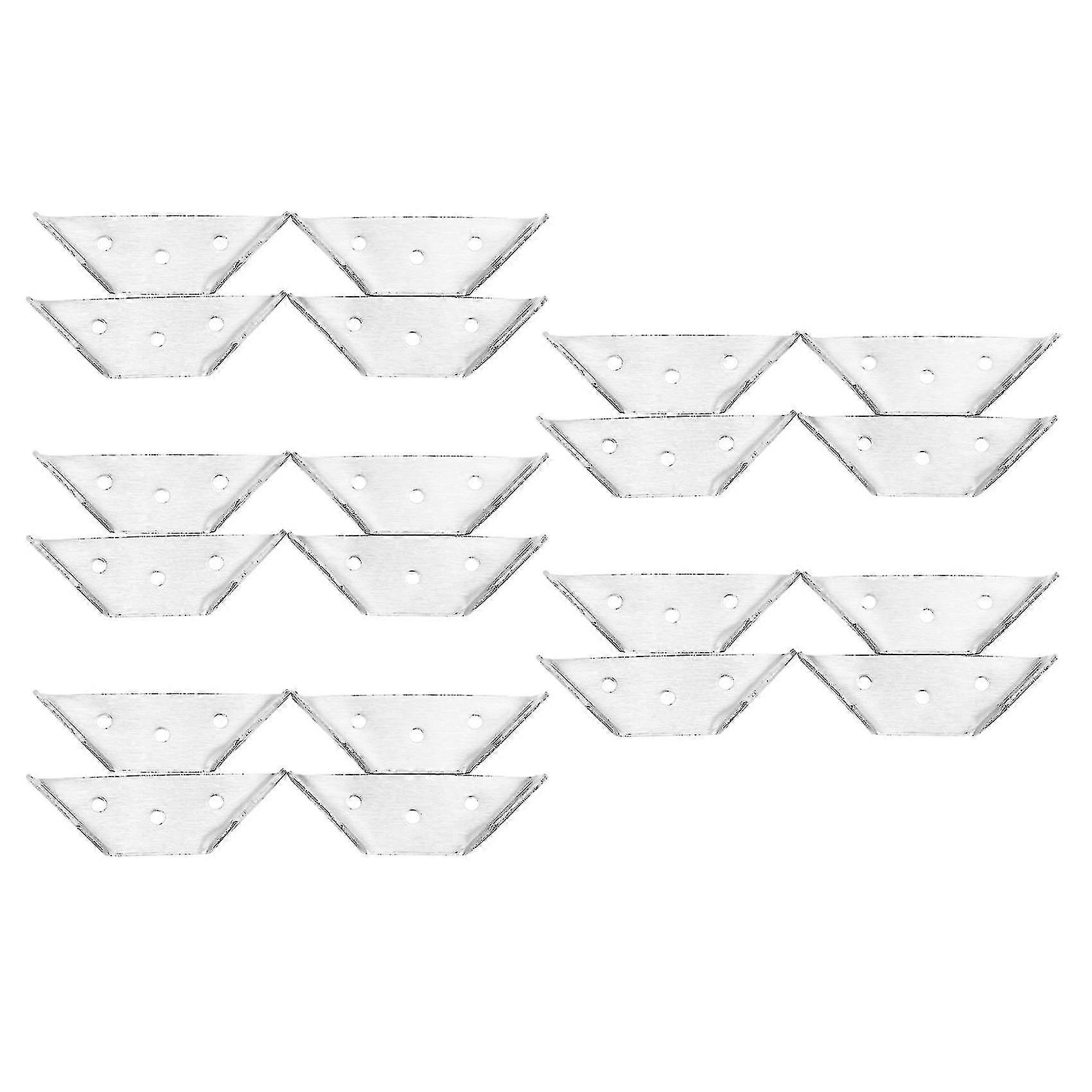Compatible With20pcs Multifunctional Stainless Steel Angle Code Right Angle Bracket