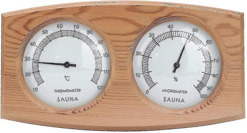 Sauna Thermometer 2 In 1 Wood Thermo Hygrometer Thermometer Hygrometer Steam Sauna Accessories