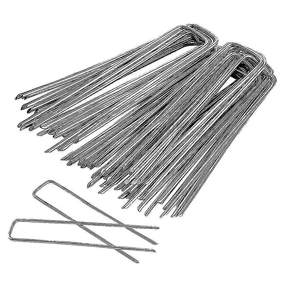 Garden Stakes Galvanized Landscape Staples,u-type Turf Staples For Artificial Grass