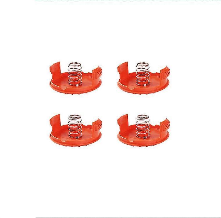 4pcs Spool Caps + 4pcs Springs Spare Parts Accessories Compatible String Trimmers