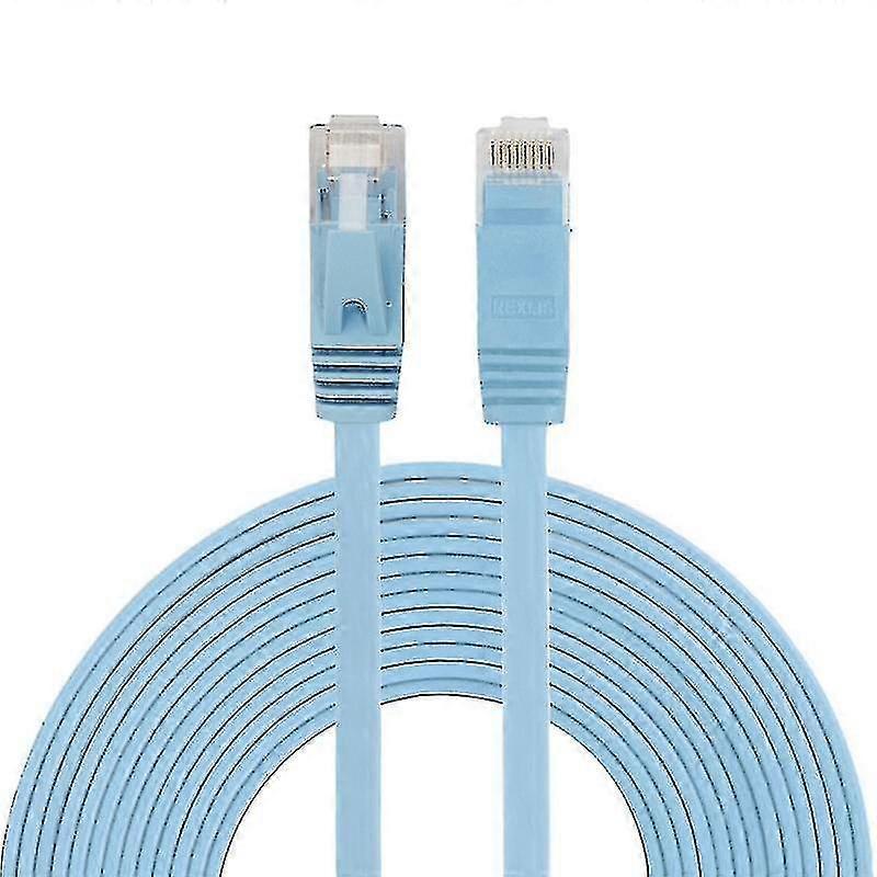5m Cat6 Ultra-thin Flat Ethernet Network Lan Cable, Patch Lead Rj45( )
