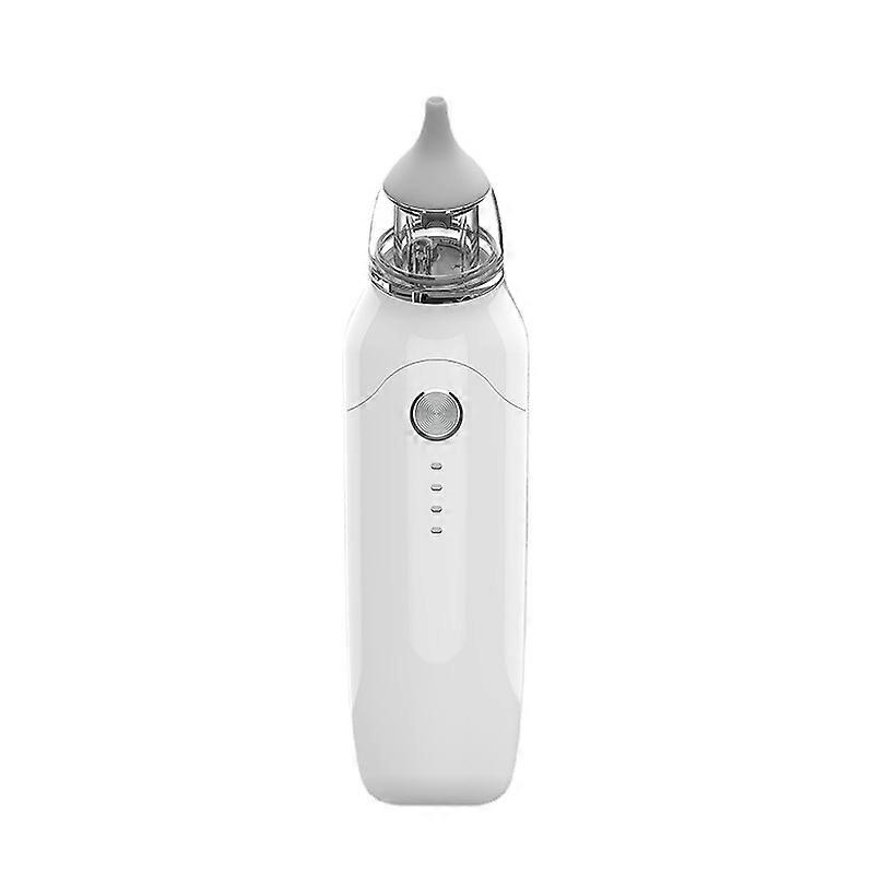 Nasal Aspirator, Nasal Aspirator with 2 Silicone Nozzles16*4.5*2.5cm, Anti-Backflow 2 Modes Automatic Electric Reusable Snot Irrigator Cleaner for 0+