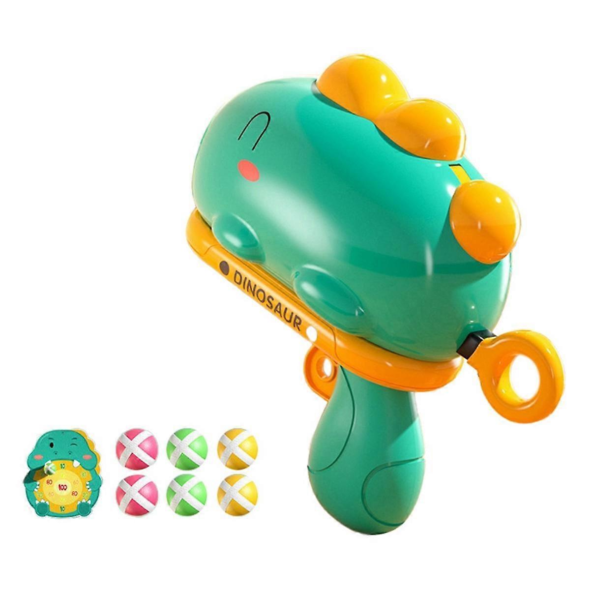 Cartoon Dinosaur Sticky Ball Toy Throw Ball Dartboard Target Outdoor Sport for Kids Interactive Boa