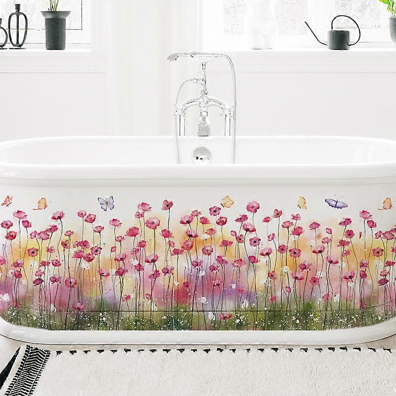 Flowers Wall Stickers, Removable Waterproof