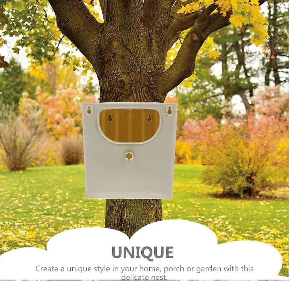 Nests 1 Pieces Plastic Bird Nesting Box, Bird Roosting Box Parakeet Nesting