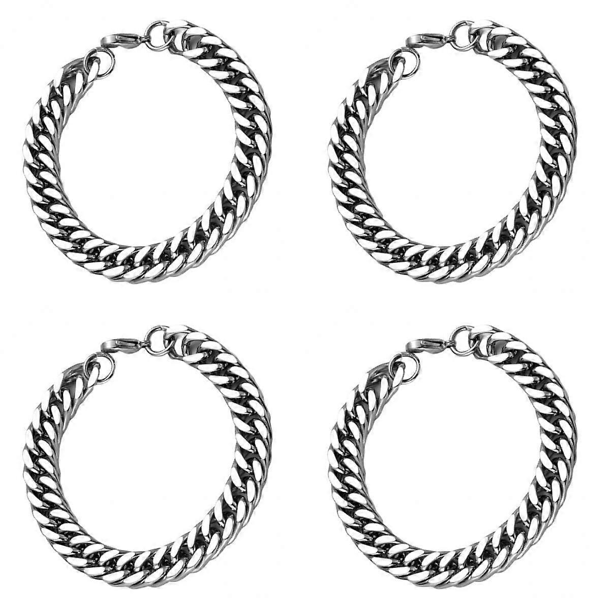 4x Heren Armband 18cm
