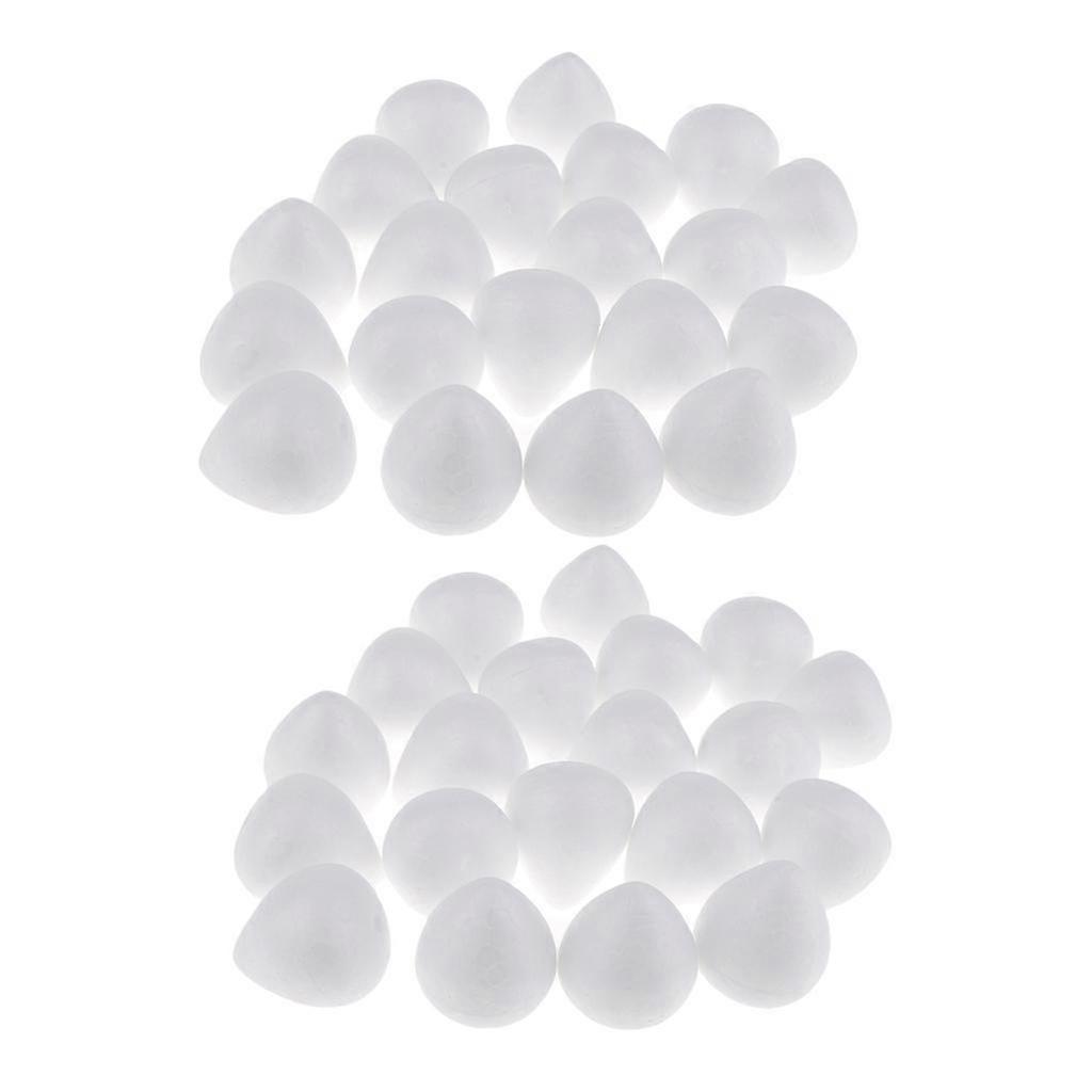40 Pieces Polystyrene Styrofoam Foam Craft Drop DIY Decoration Modeling Art
