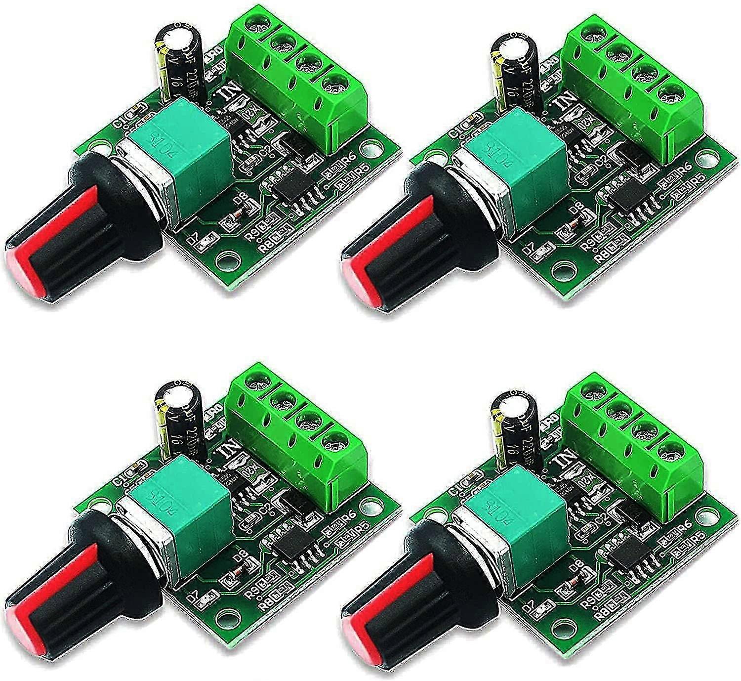 4pcs 1.8v 3v 5v 6v 7.2v 12v 2a pwm speed controller dc motor voltage regulator,led dimmer,adjustable control switch