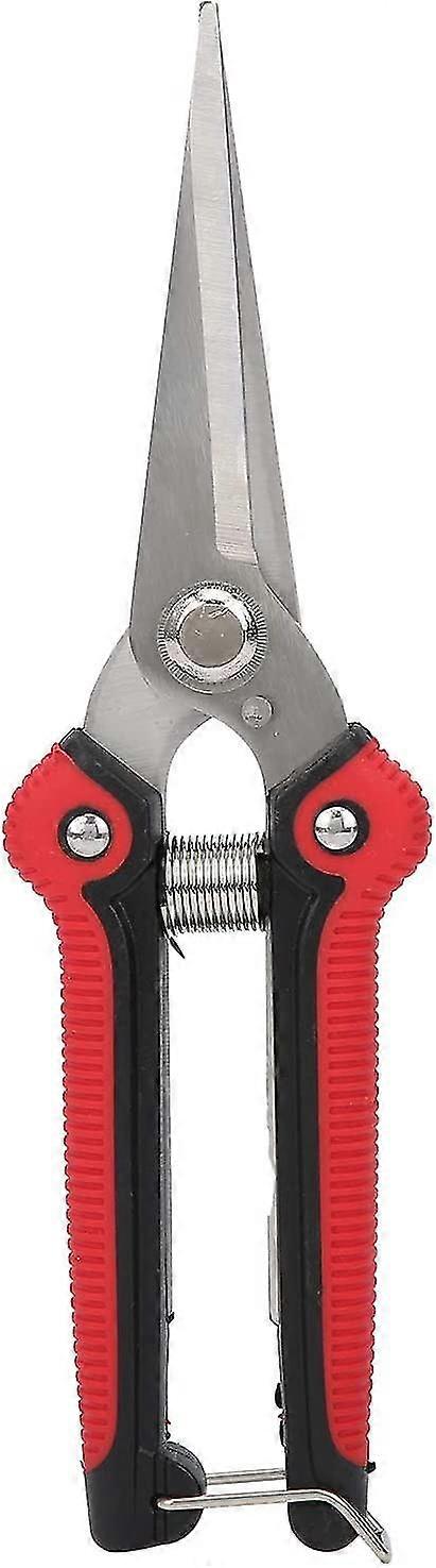 Pruning Shears Red Multifunctional Effortless Garden Branch Scissors Hand Pruner Good Elasticity