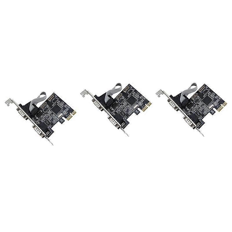3X PCIe zu Seriellen Ports RS232 Schnittstelle PCI-E PCI Express Card Adapter Industrial Control Computer