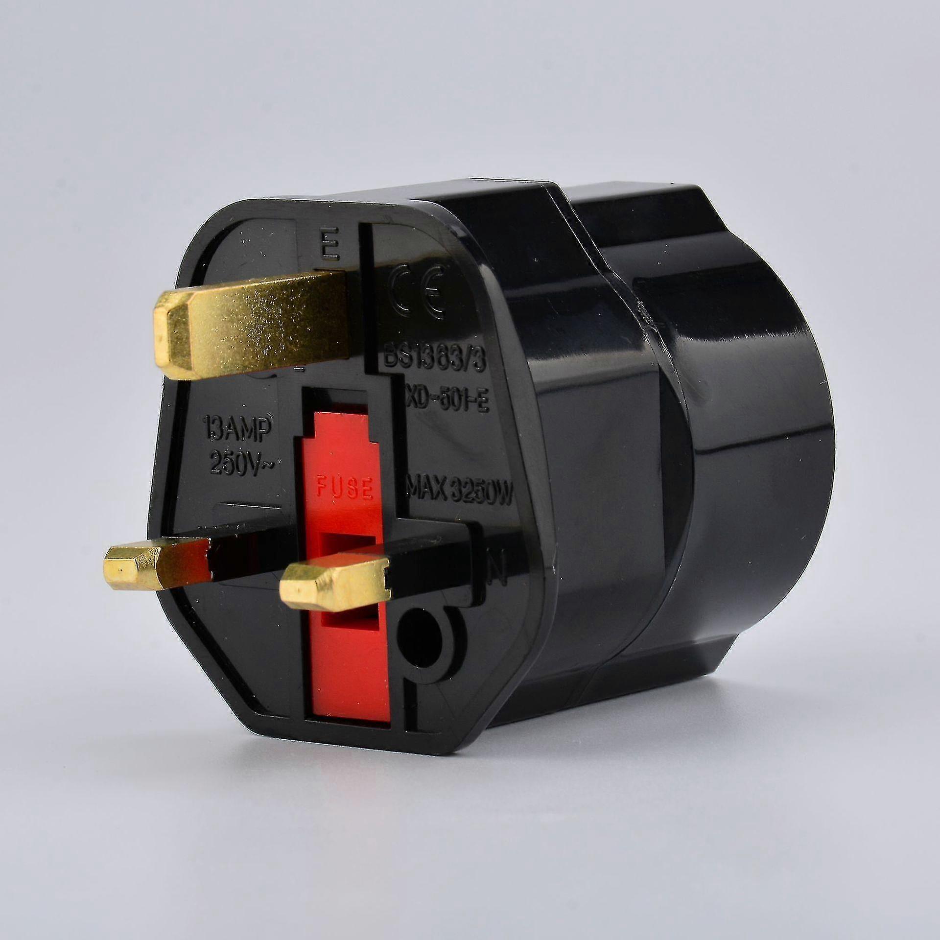 2x Uk Plug Adapterschuko Type G To Uk Plugfor Ple Countries
