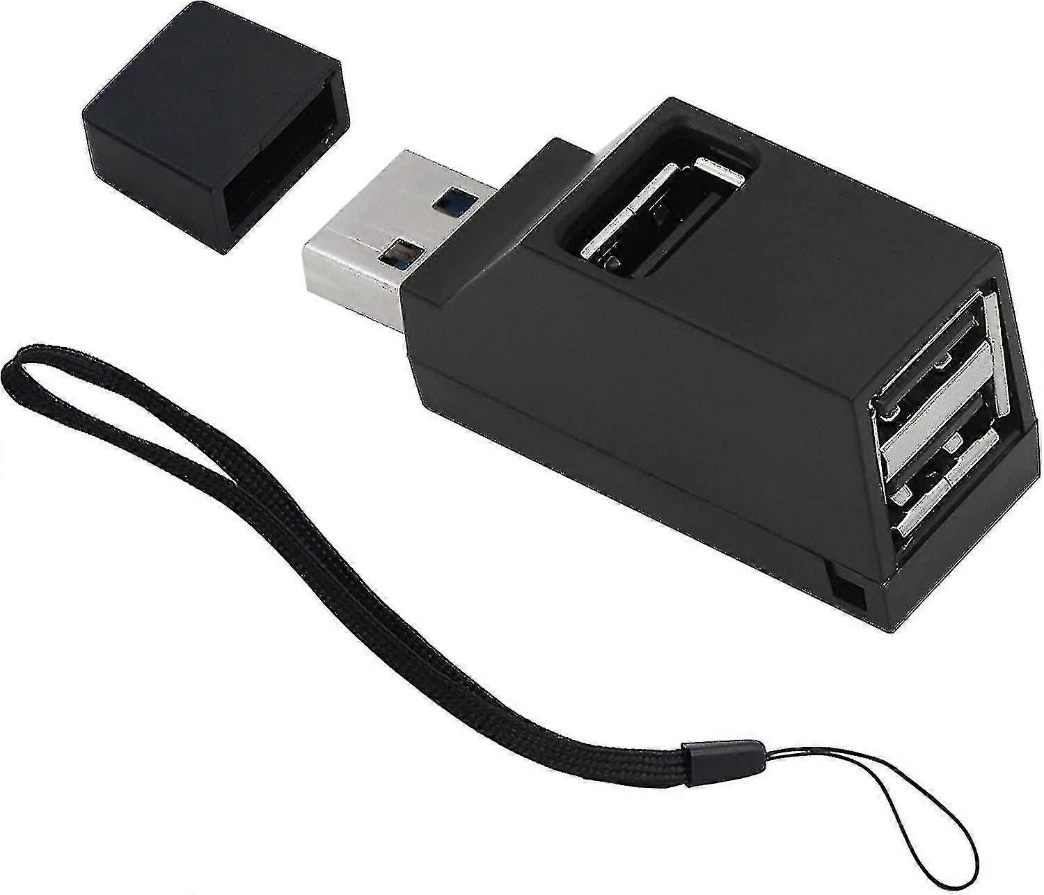 1x Usb 2.0 Hub For Pc Usb Splitter Adapter Compatible With Windows, Mac, Linux