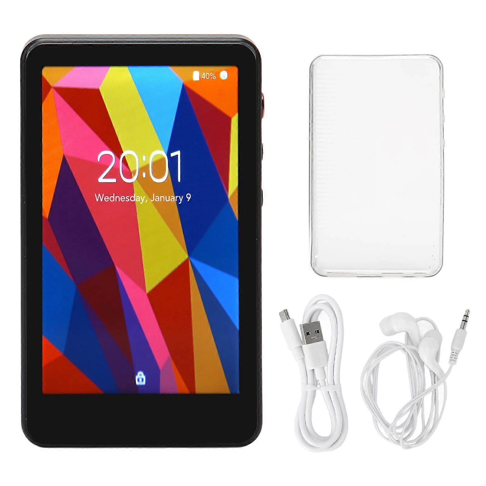 4.0in MP4 Recorder Full Touch HD Screen Noise Reduction Octa Core Bluetooth WiFi FM HiFi MP4 Player for Listening