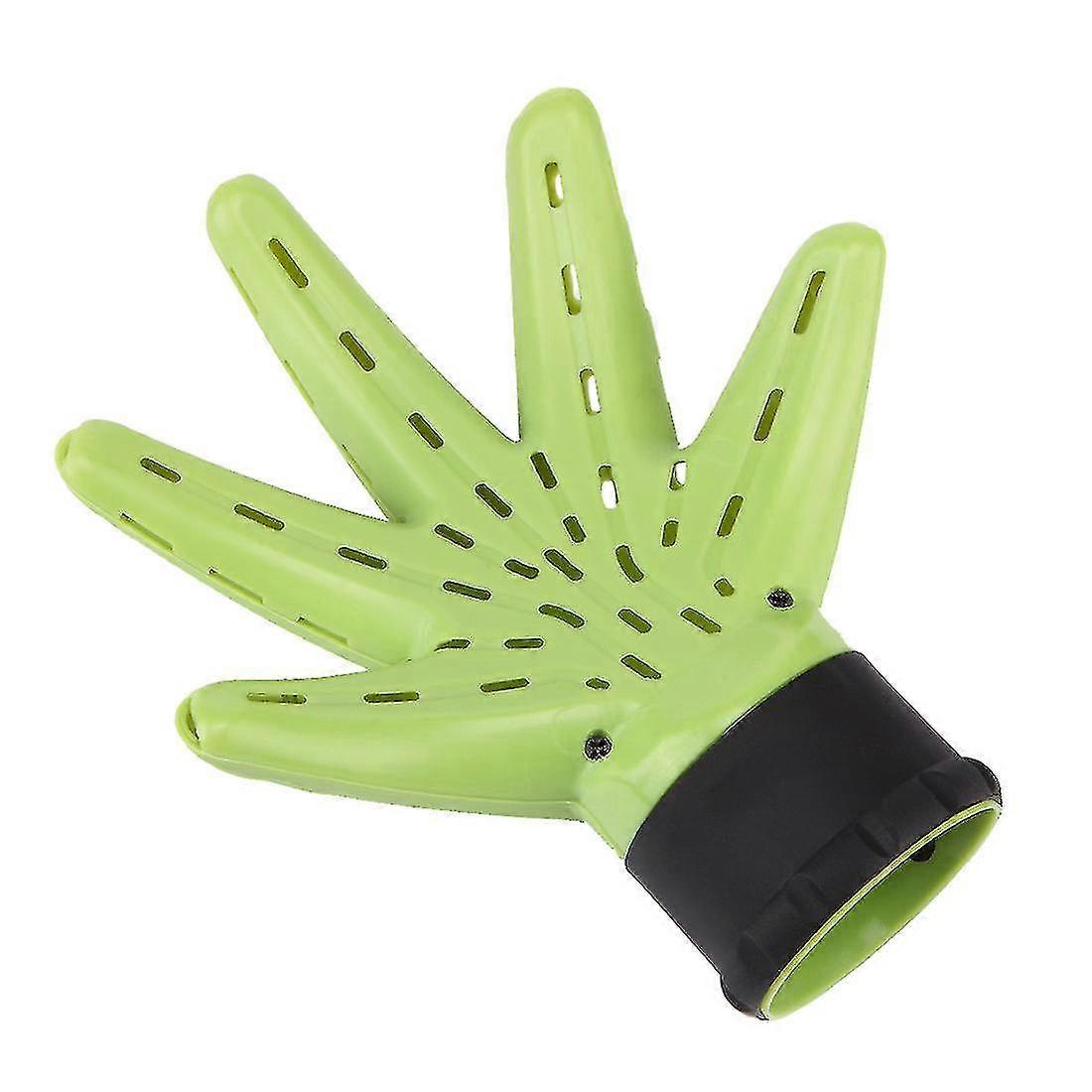 Hand Shape Hair Dryer Diffuser ,hair Styling Professional Tool,green