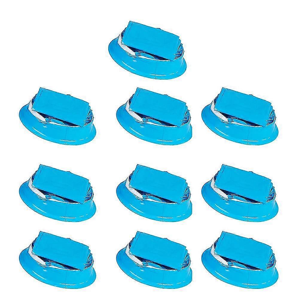 10 stk engangs oppkastposer Sammenleggbar Emesis sekk Duck Beak Sealing U