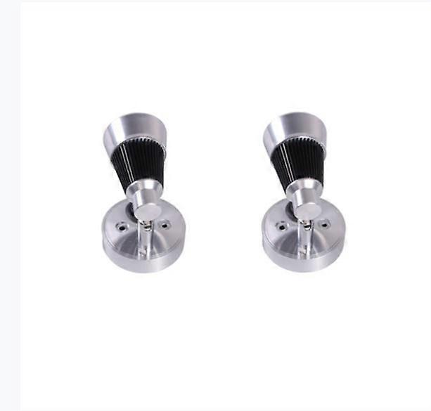 2PCS3W Silver Shell LED Reading Lantern-warm white light