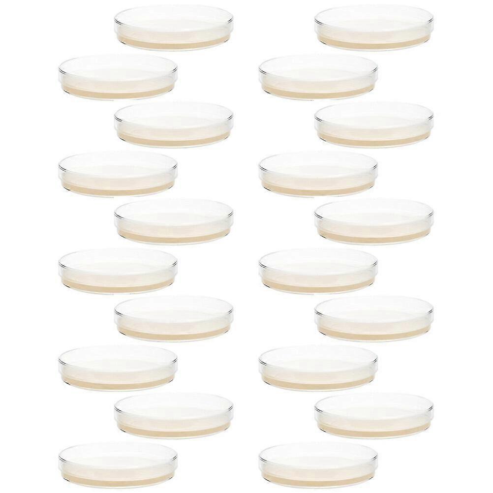 20 قطعة أطباق بتري مع أجار سكب لوحات أجار لوازم التجربة العلمية SOUV