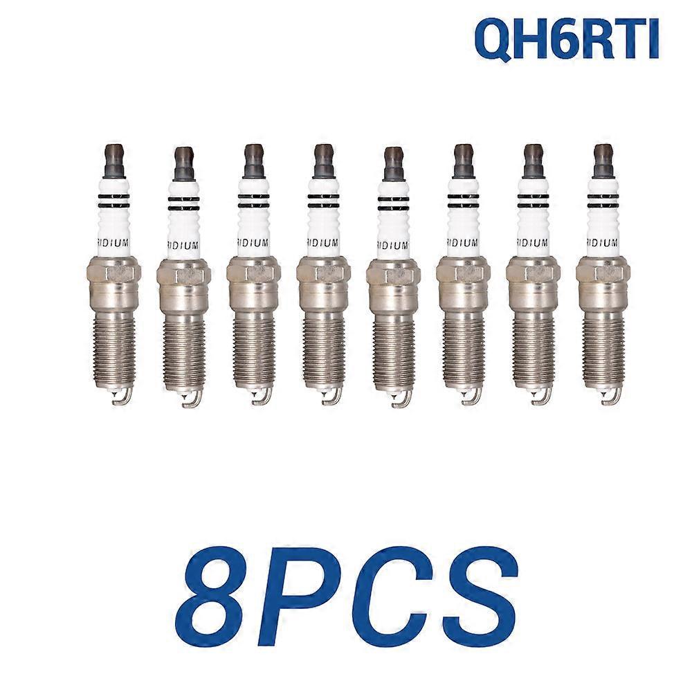 Candles Replacement for 90198 LTR6GP 96621 ILTR6G8G FORD 5100429 9A6G-12405-AA CYFS12YPC Iridium Spark Plugs TORCH QH6RTI