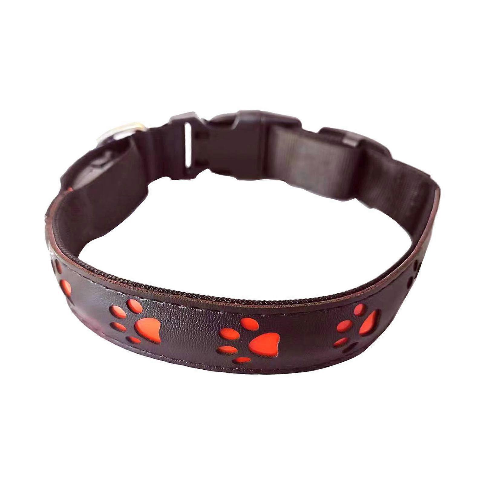 Light up Collar Sturdy Flashing Dog Collar Light for Working Training Runing S