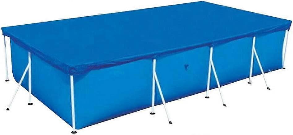 Rectangular Tubular Pool Cover, Rectangular Swimming Pool Cover, Tubular Pools Bubble Cover, Rain Cover - Blue (220X150CM)