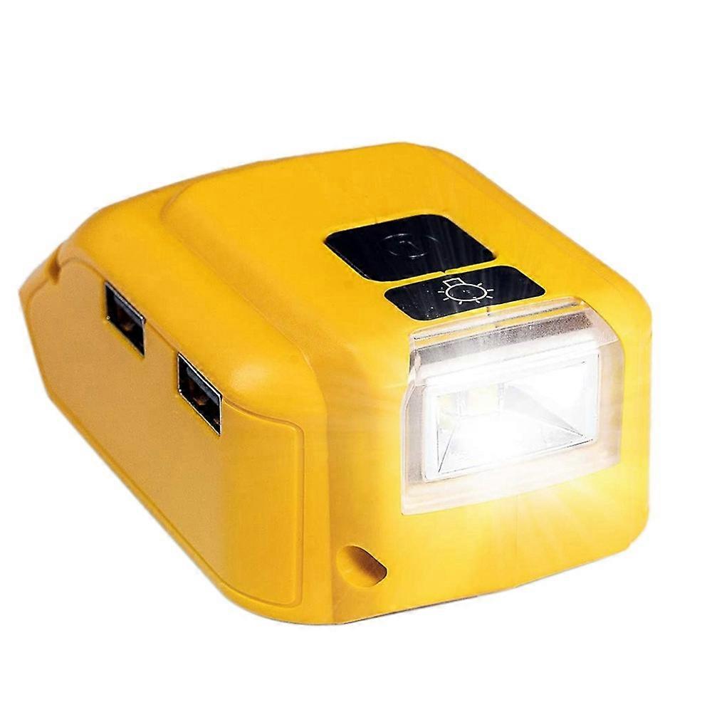 DCB090 Battery Adapter Converter Battery Power Source with Dual USB for 20V Max 18V Lithium-Ion Batteries