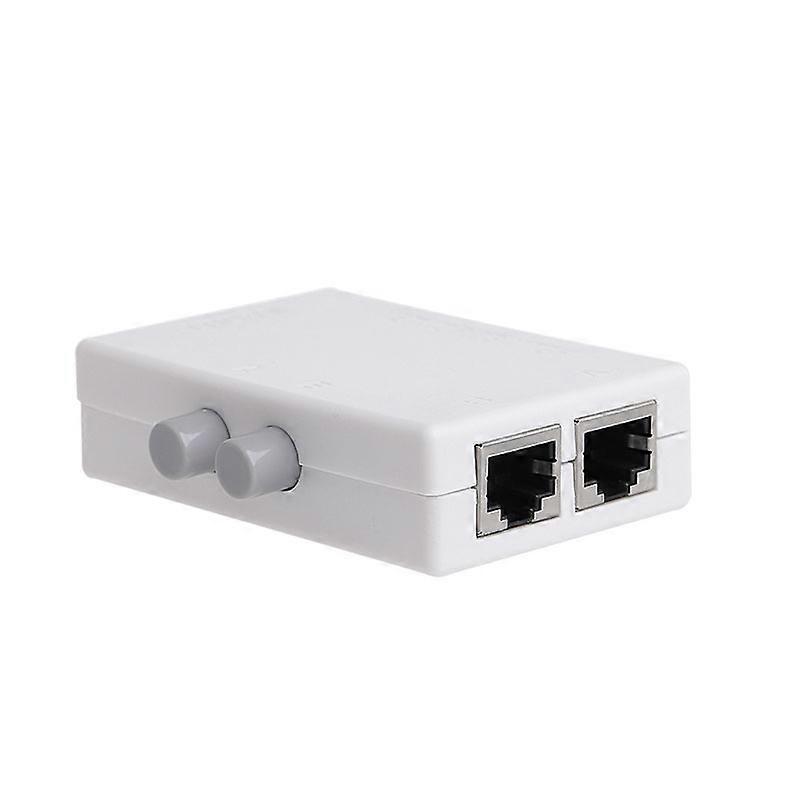 2x1/1x2 Network Hub 2 Ports Network Switch Splitter Selector Hub Splitter Box