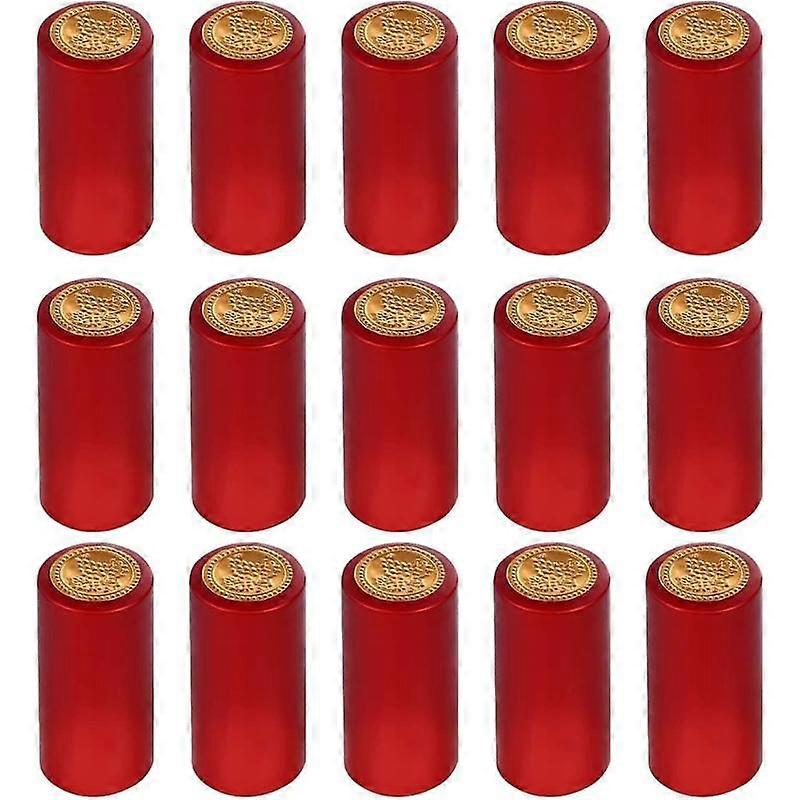 100pcs/ Set Pvc Heat Shrink Capsules Wine Shrink Wrap Bottle Caps
