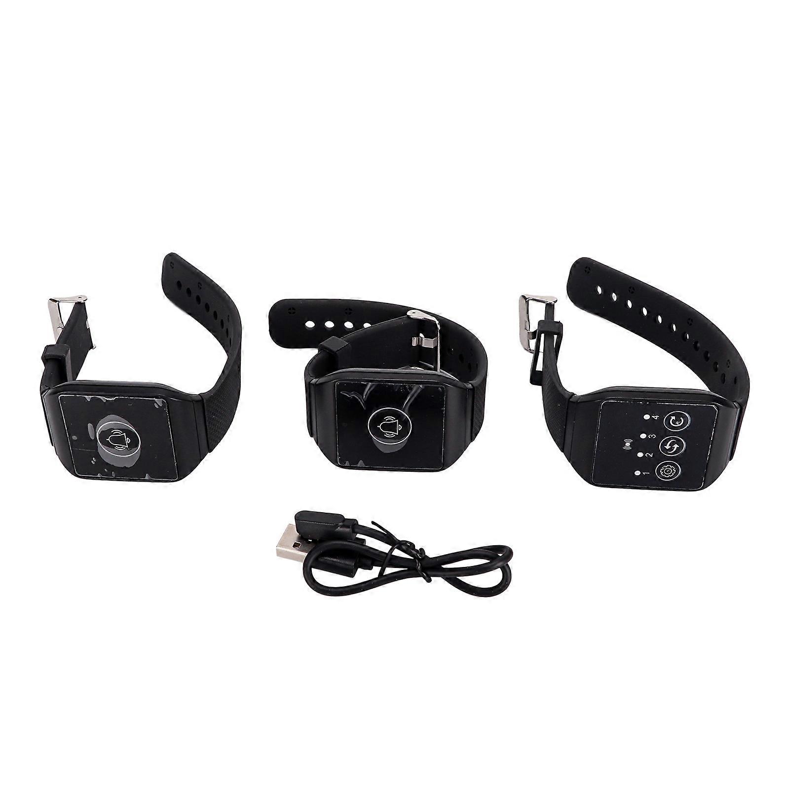 IPX7 Waterproof 433.92MHz Restaurant Wireless Wrist Pagers Multipurpose Set