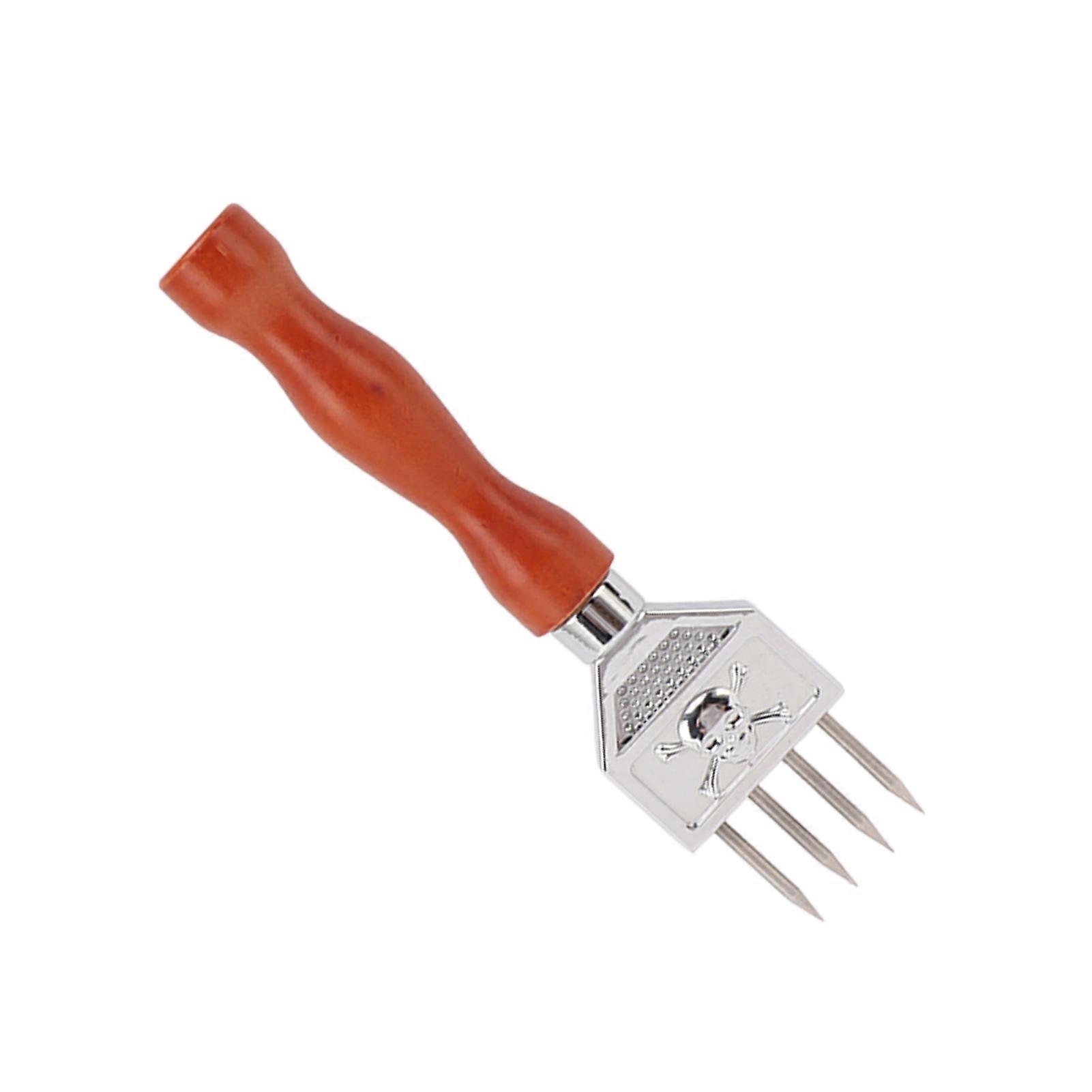 Ice Chipper Stainless Steel Wooden Handle - Type B Kitchen Ice Crusher