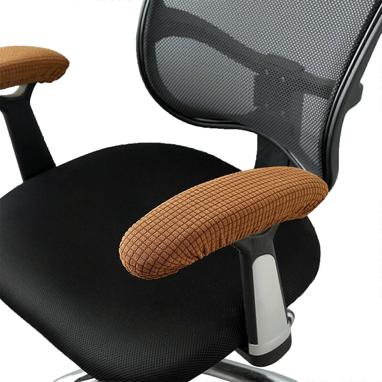 100% ny polyester avtagbar slitesterk maskinvaskbar kontorstol armlenet overtrekk deksler