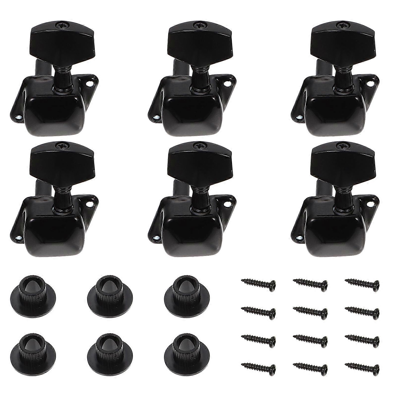 1 Set Guitar String Tuning Pegs Metal Durable Guitar String Button Tuner