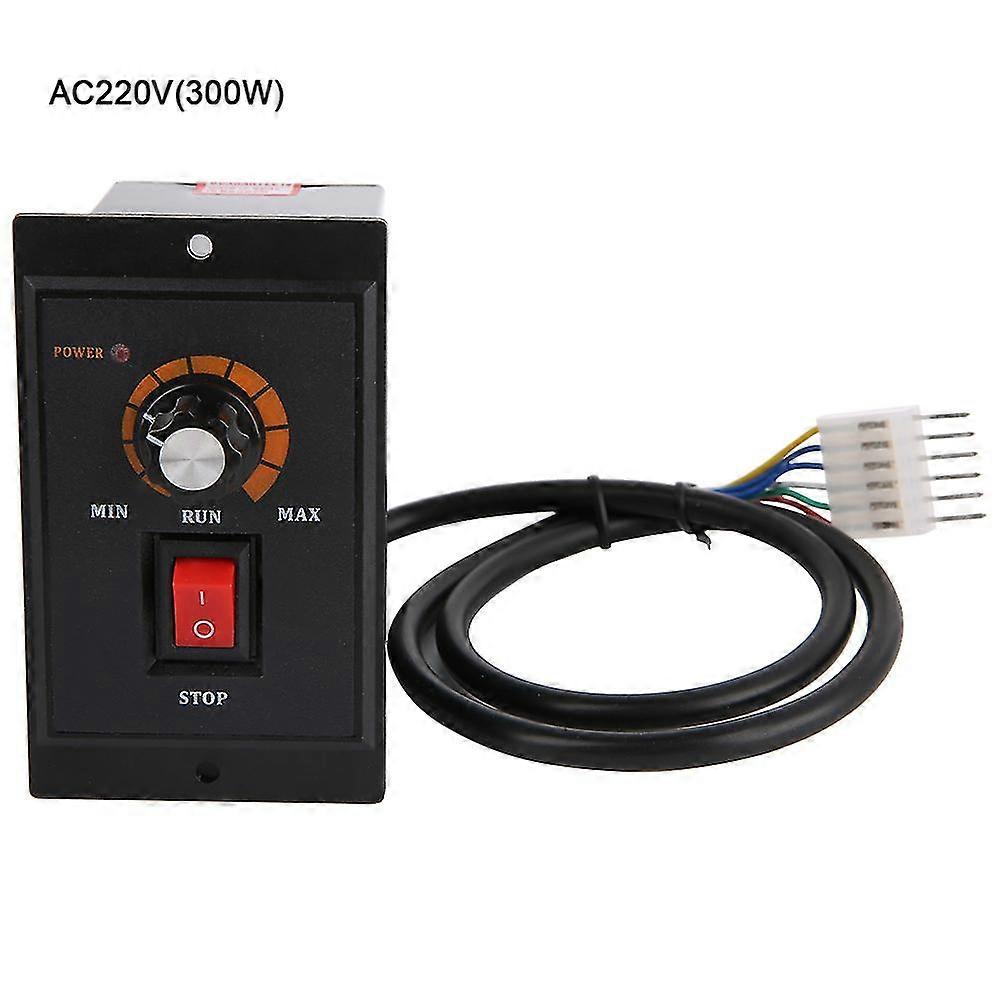 AC Motor Speed Controller 220V 5060Hz Single Phase Electric Motor Speed Regulator (300W)