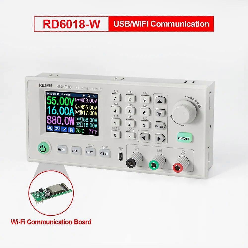 RD6018 18A Constant-Voltage and Constant-Current Direct-current Power-Supply Module Keypad PC Software Control Voltmeter