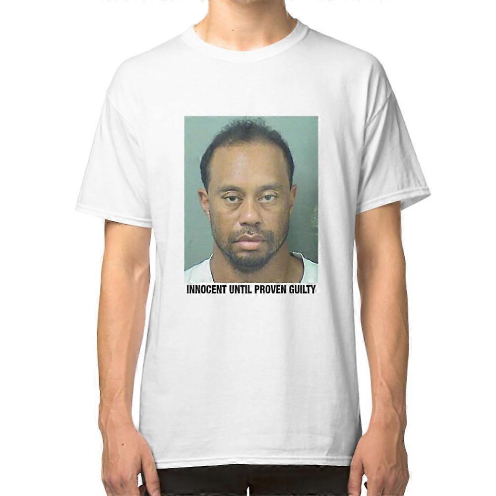 Tiger Woods Mugshot Tişört