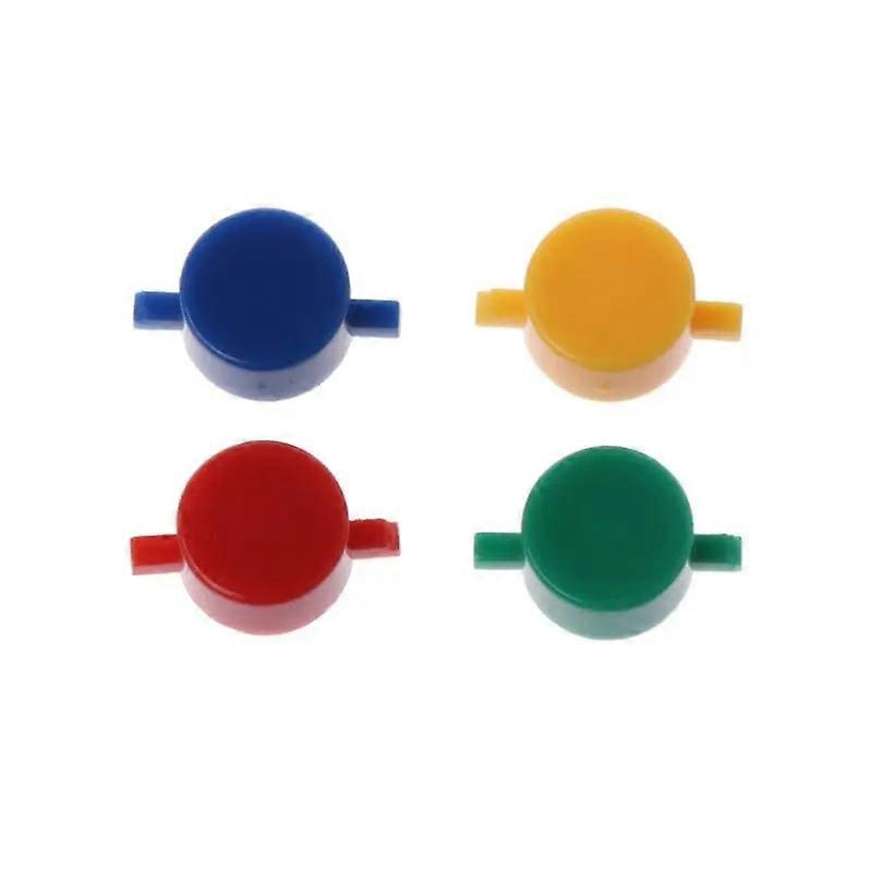 4Pc Replacement Plastic ABXY Buttons For SNES for SFC Handle Maintenance DIY Accessories for SNES Handle Button ABXY for