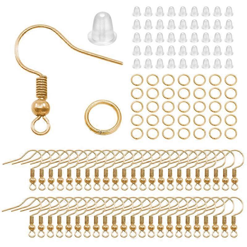 Hypoallergenic Earring Hooks for DIY Jewelry Making,300Pcs Earring Making Kit