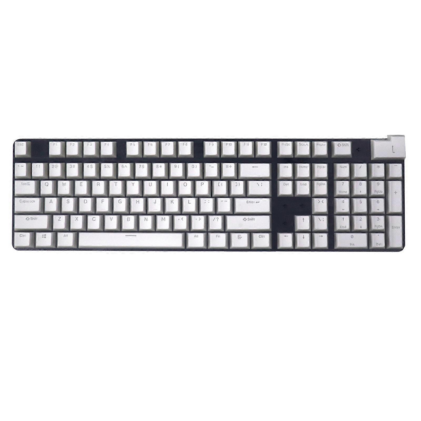 104Keys OEM Profile Pudding ABS/PBT Backlit Keycaps for RGB Mechanical Keyboard