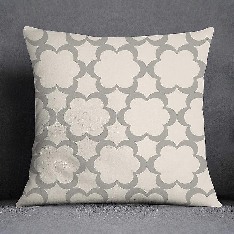 Pillowcase Square Pattern Style-940 Bedroom Sofa Car Cushion Cover Pillowcase