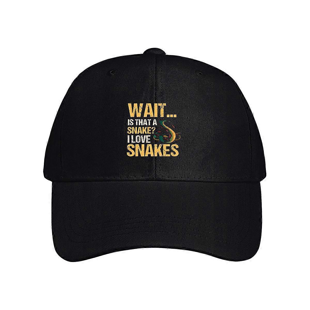 Wait Is That A Snake I Love Snakes Baseball Cap