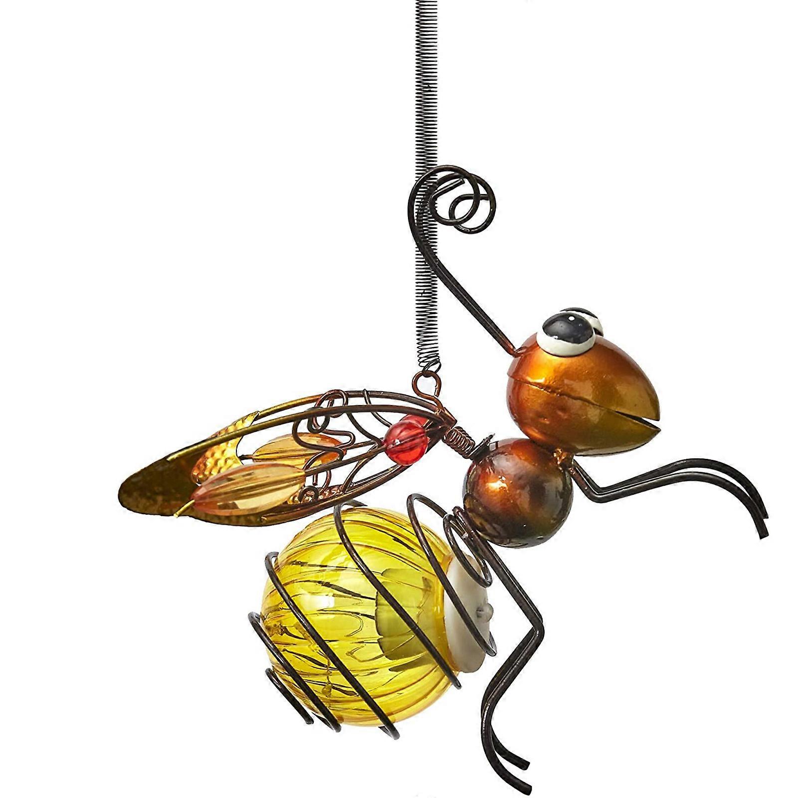 Firefly Bug Decoration Hook Led könnyűfém lógás húsvéti és újévi dekorációhoz