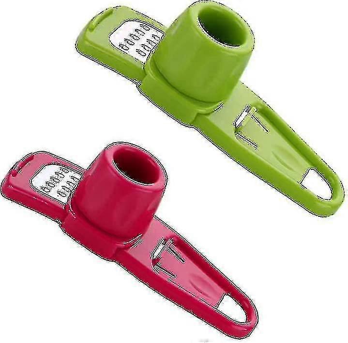 2pcs Practical Garlic Press Chopper Crusher Multi-function Ginger Squeezer Planing Garlic Tool
