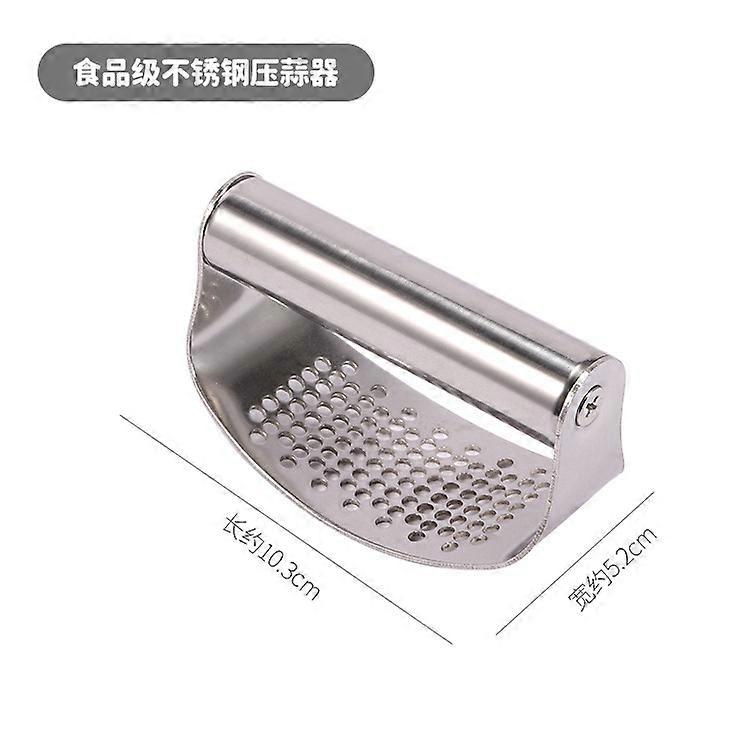 Stainless Steel Garlic Press Manual Garlic Mincer Chopping Garlic Multi-function Grinding Slicer Squeezer Tool Kitchen Accessory